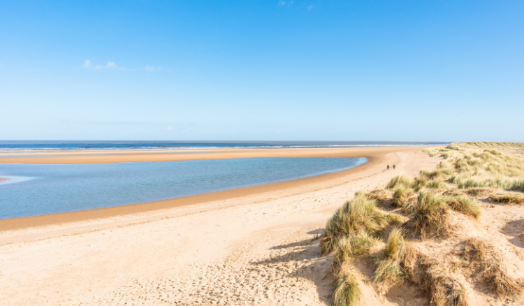 Burnham Overy Staithe Norfolk beach