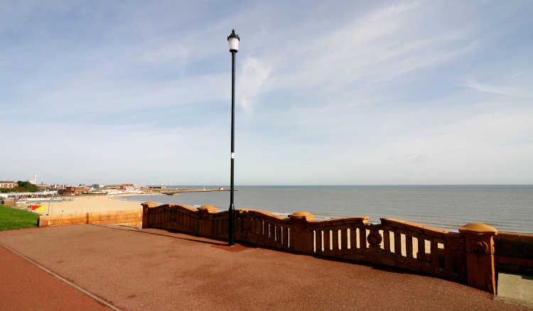 Gorleston Beach promonade